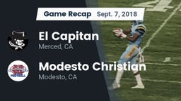 Recap: El Capitan  vs. Modesto Christian  2018