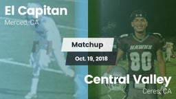 Matchup: El Capitan High vs. Central Valley  2018