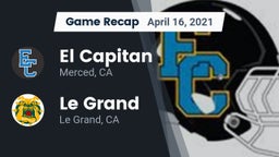 Recap: El Capitan  vs. Le Grand  2021