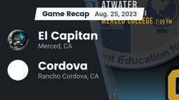 Recap: El Capitan  vs. Cordova  2023