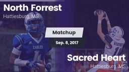 Matchup: North Forrest High vs. Sacred Heart  2016