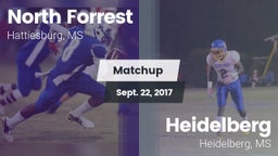 Matchup: North Forrest High vs. Heidelberg  2016