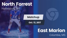 Matchup: North Forrest High vs. East Marion  2016