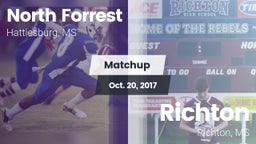 Matchup: North Forrest High vs. Richton  2016