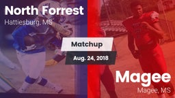 Matchup: North Forrest High vs. Magee  2018