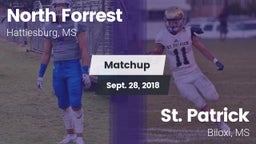 Matchup: North Forrest High vs. St. Patrick  2018