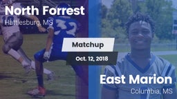 Matchup: North Forrest High vs. East Marion  2018