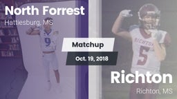 Matchup: North Forrest High vs. Richton  2018