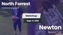 Matchup: North Forrest High vs. Newton  2019