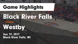 Black River Falls  vs Westby Game Highlights - Jan 19, 2017