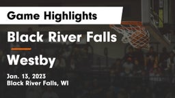 Black River Falls  vs Westby  Game Highlights - Jan. 13, 2023