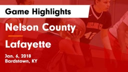 Nelson County  vs Lafayette  Game Highlights - Jan. 6, 2018