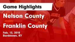 Nelson County  vs Franklin County  Game Highlights - Feb. 13, 2018