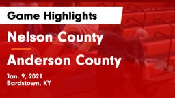 Nelson County  vs Anderson County  Game Highlights - Jan. 9, 2021