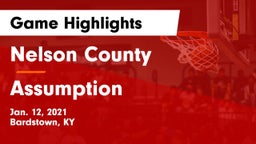 Nelson County  vs Assumption  Game Highlights - Jan. 12, 2021