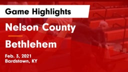 Nelson County  vs Bethlehem  Game Highlights - Feb. 3, 2021