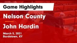 Nelson County  vs John Hardin  Game Highlights - March 5, 2021