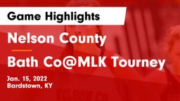 Nelson County  vs Bath Co@MLK Tourney Game Highlights - Jan. 15, 2022