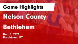 Nelson County  vs Bethlehem  Game Highlights - Dec. 1, 2023