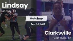 Matchup: Lindsay vs. Clarksville  2016