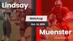 Matchup: Lindsay vs. Muenster  2016