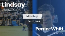 Matchup: Lindsay vs. Perrin-Whitt  2016