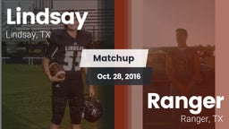 Matchup: Lindsay vs. Ranger  2016