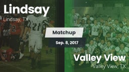 Matchup: Lindsay vs. Valley View  2017