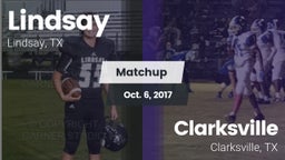 Matchup: Lindsay vs. Clarksville  2017