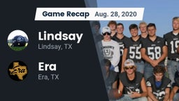 Recap: Lindsay  vs. Era  2020