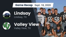 Recap: Lindsay  vs. Valley View  2020
