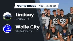 Recap: Lindsay  vs. Wolfe City  2020