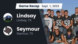 Recap: Lindsay  vs. Seymour  2023