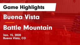 Buena Vista  vs Battle Mountain  Game Highlights - Jan. 15, 2020