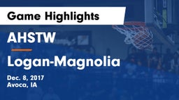 AHSTW  vs Logan-Magnolia  Game Highlights - Dec. 8, 2017