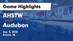 AHSTW  vs Audubon  Game Highlights - Jan. 5, 2018