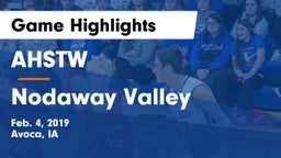 AHSTW  vs Nodaway Valley  Game Highlights - Feb. 4, 2019