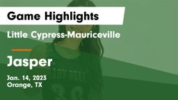 Little Cypress-Mauriceville  vs Jasper  Game Highlights - Jan. 14, 2023