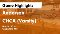 Anderson  vs CHCA (Varsity) Game Highlights - Nov 26, 2016