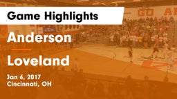 Anderson  vs Loveland  Game Highlights - Jan 6, 2017