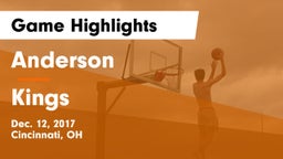 Anderson  vs Kings  Game Highlights - Dec. 12, 2017