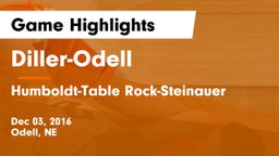 Diller-Odell  vs Humboldt-Table Rock-Steinauer Game Highlights - Dec 03, 2016