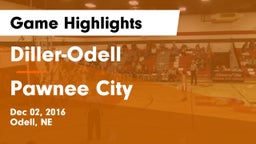 Diller-Odell  vs Pawnee City Game Highlights - Dec 02, 2016