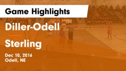 Diller-Odell  vs Sterling Game Highlights - Dec 10, 2016