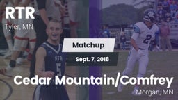Matchup: RTR  vs. Cedar Mountain/Comfrey 2018