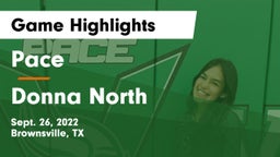 Pace  vs Donna North  Game Highlights - Sept. 26, 2022