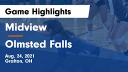 Midview  vs Olmsted Falls  Game Highlights - Aug. 24, 2021