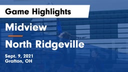 Midview  vs North Ridgeville  Game Highlights - Sept. 9, 2021