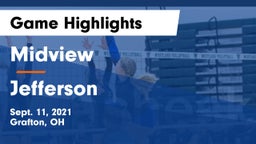 Midview  vs Jefferson  Game Highlights - Sept. 11, 2021