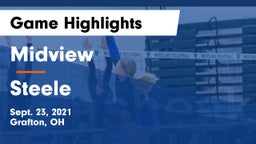Midview  vs Steele  Game Highlights - Sept. 23, 2021